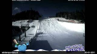 preview picture of video 'Katschberg - Aineck Gamskogel webcam time lapse 2010-2011'