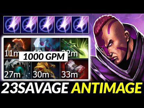 23Savage 1k gpm Anti-mage - GG 30min Items