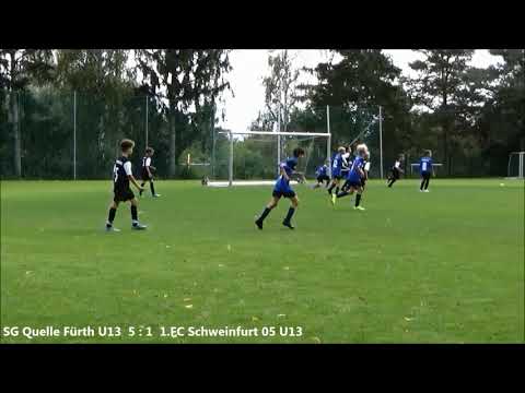 29.08.2020 Testspiel SG Quelle Fürth U13 - 1.FC Schweinfurt 05 U13 (5:1) - Highlights