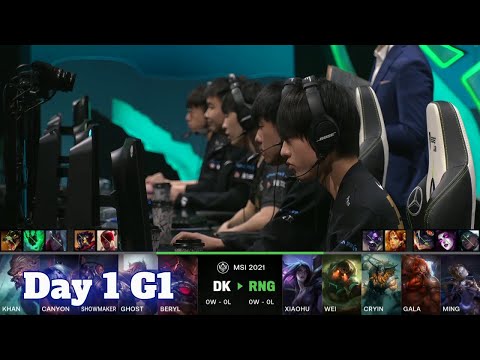DK vs RNG - Day 1 LoL MSI 2021 Rumble Stage | DAMWON Kia vs Royal Never Give Up full game