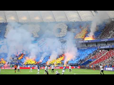 "Wnosić, Palić, Depenalizować" - #oprawa Lecha Poznań na Finale Pucharu Polski 2015 #2