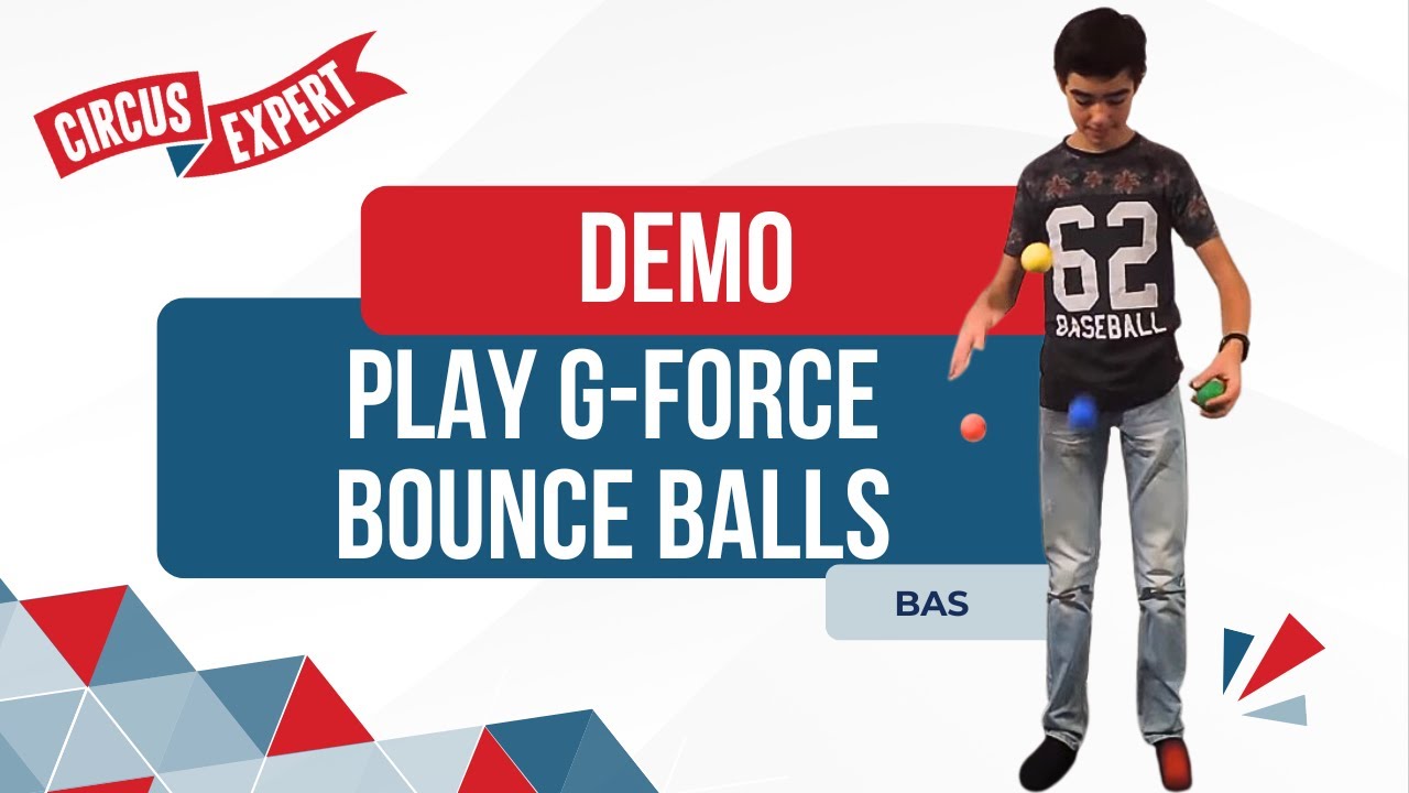 product video Play G-Force Bouncing ball | Stuiterbal 70 mm | Per stuk
