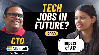 Shradha Ma'am in talks with CTO at Microsoft for Startups | Future of Tech Jobs, AI & more