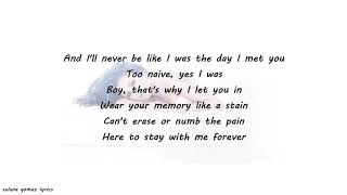 Selena Gomez - Ghost Of You Lyrics