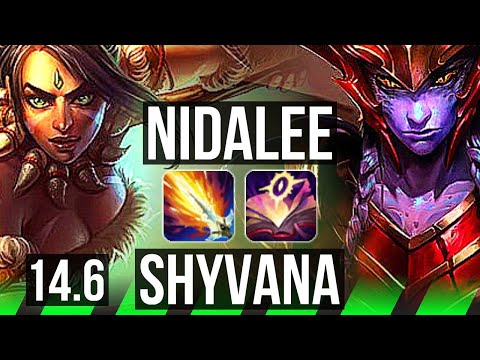 NIDA vs SHYVANA (JNG) | 7/0/2, 70% winrate, Godlike | KR Challenger | 14.6