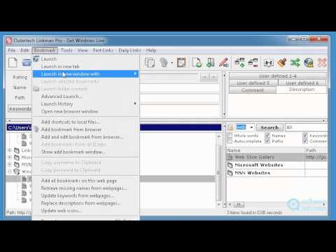 Working with Linkman Pro