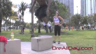 Vertical & Lateral Quickness - Lateral Bench Jumps Pt. 2 | Dre Baldwin