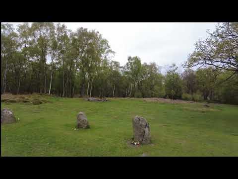 The Nine Ladies Stone Circle. #motorhome #walks in the Peak District #nine ladies #short walks
