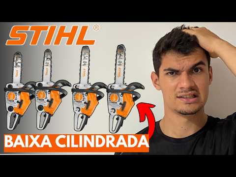 Qual melhor Motosserra STIHL EM 2026 de BAIXA CILINDRADA? Toda Linha de Motosserras de entrada Stihl