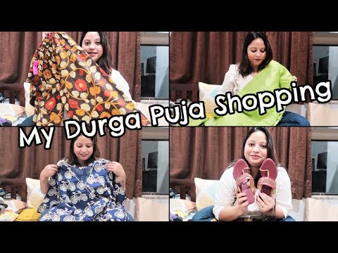 My Durga Puja shopping haul | Durga puja haul | amazing durga puja shopping