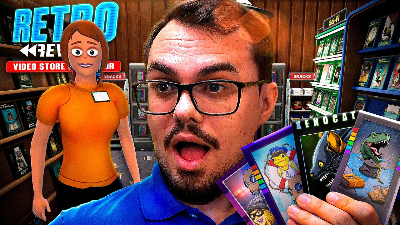 CONTRATEI UM FUNCIONARIO - Retro Rewind - Video Store Simulator Ep3