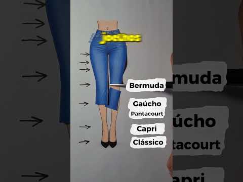 👖 Todos os cortes de calça!