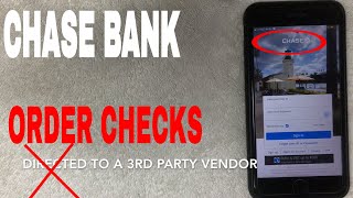✅  Chase Bank How To Order Replacement Checks 🔴