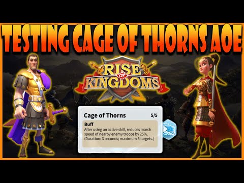 Testing Cage of Thorns AoE Talent with Constantine for Sixth March in KvK (SoC So8)