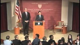 A Public Address by The Honorable Eric Cantor | Institute of Politics