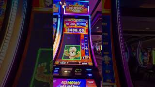 Mo Mo Mo Mummy spooky link slot machine double pop bonus for a win #casino #gambling #momummy #slots