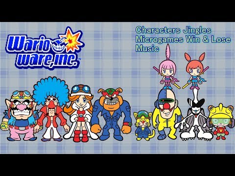 WarioWare, Inc. All Characters Jingles Microgames Win & Lose Music