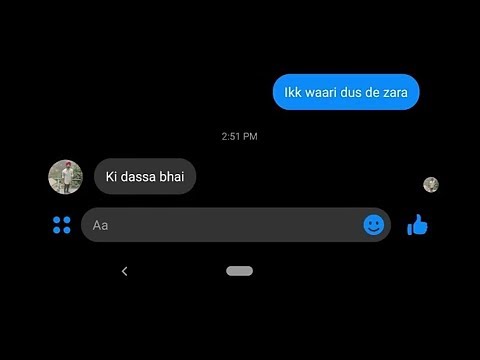 Adhi Adhi Raat Funny Chat🔥😂 |Dil Waale Puch De Ne Chaa |Funny Chat |WhatsApp Status