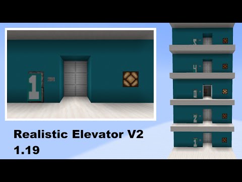 Minecraft Hyper Realistic Elevator 1.19