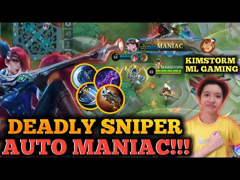 LESLEY ONE HIT BUILD 2022 | AUTO MANIAC | UNSTOPPABLE LESLEY | KIMSTORM ML GAMING | LESLEY MLBB 2022