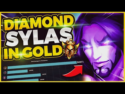 *ONE-MAN CARRY* DIAMOND SYLAS MAIN DOMINATES IN GOLD ELO - League of Legends