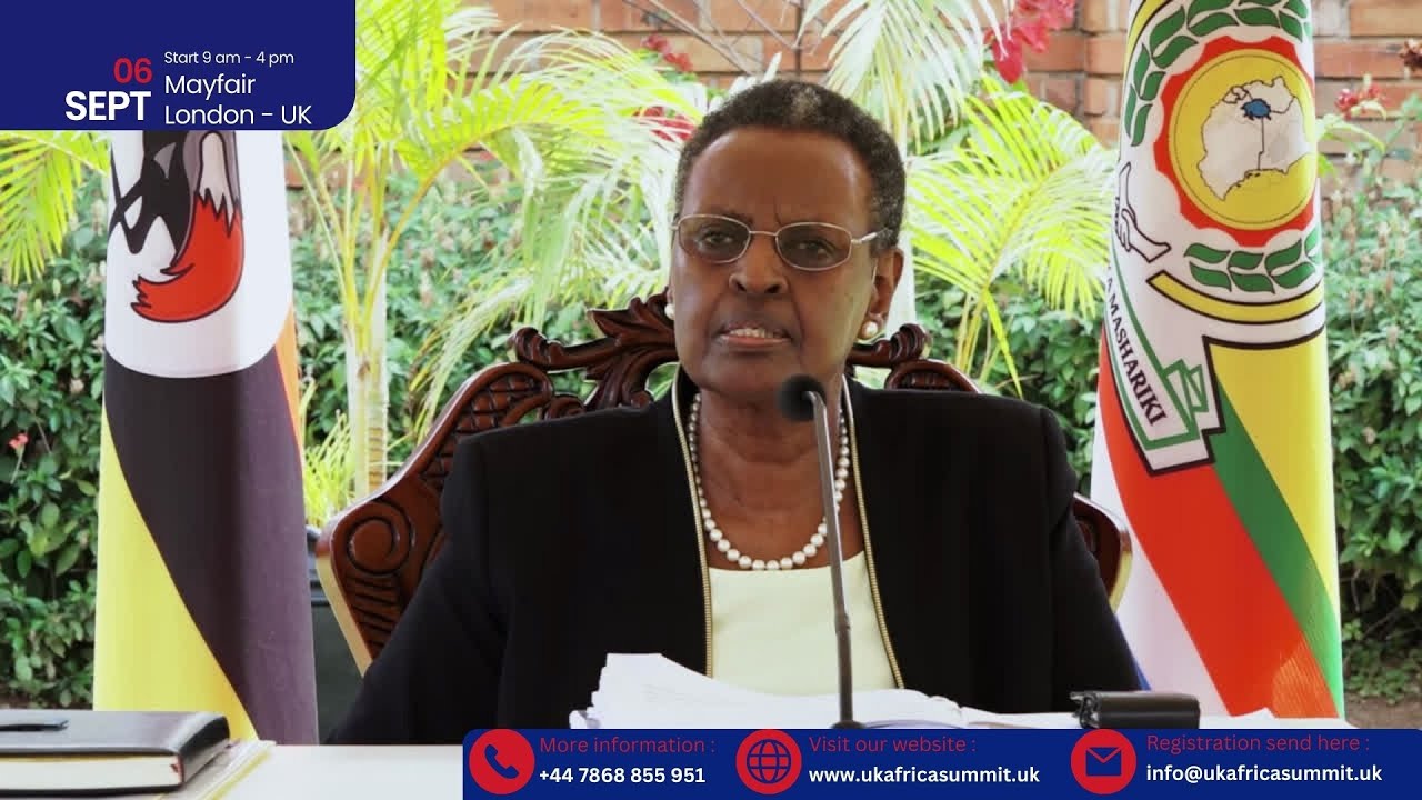 Hon. Museveni, Minister of Education and Sports Message | UK-Africa Business Summit | 6th Sept 2024