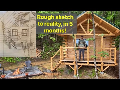 Hand Built Log Cabin (full build)