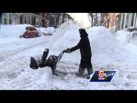 Boston digs out after latest winter storm