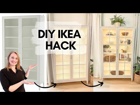 DIY IKEA HACK REGISSOR TRANSFORMATION | HUTCH CABINET MAKEOVER