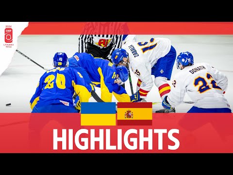 Highlights | Ukraine vs. Spain | 2024 #mensworlds Division 1B