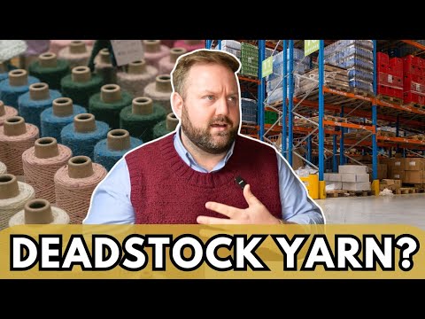 Shopping a DEADSTOCK Yarn Warehouse. No Labels, Massive Bolts! Would you shop here? 🧶💀🌆