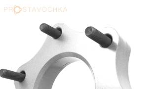 Проставки опор передних стоек Honda алюминиевые 30мм (7-15-018M30)