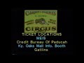 1984 Carson Barnes Circus The Biggest Big Top On Earth TV Commercial