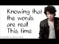 Nick Jonas & The Administration - Conspiracy Theory (Lyrics On Screen) (Studio Version) HD