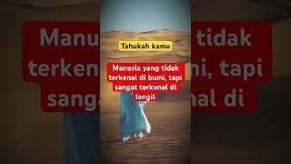 Download lagu Tahukah kamu manusia yang tidak terkenal di bumi, tapi sangat terkenal di langit? #shorts mp3