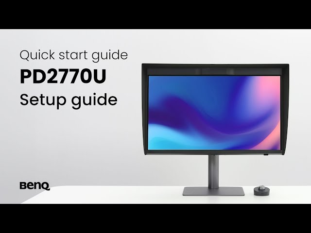 Monitor BenQ PD2770U 27" UltraHD 4K 60Hz IPS 5ms HDR10 USB-C 96W KVM video