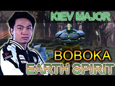 IG Boboka Earth Spirit : Finding MK with NO HANDS (KIEV MAJOR DOTA 2)