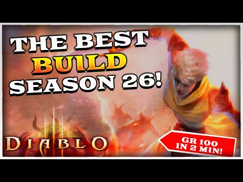 Diablo 3 Inna's Water Ally Monk Build Season 26! (GR PUSH)