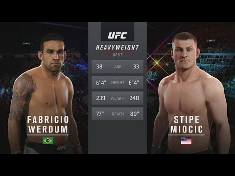 EA SPORTS UFC 2 - UFC 198: Fabrício Werdum vs Stipe Miocic Gameplay [1080p HD]