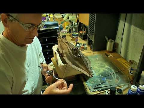 Building the Disney Nautilus Pt-2 Airbrushing