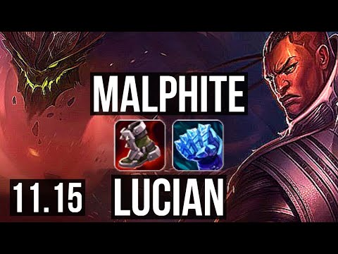 MALPHITE vs LUCIAN (MID) | 4/1/10, 66% winrate | EUW Master | v11.15