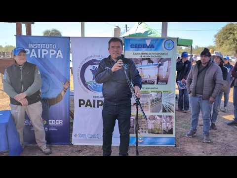 Ruben Casco Responsable Ejecutivo del PAIPPA - XVIII Remate Ganadero en Ingeniero Juarez