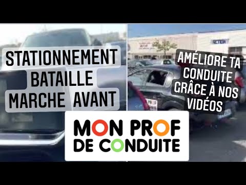 Stationnement bataille marche avant (Mon Prof De Conduite)