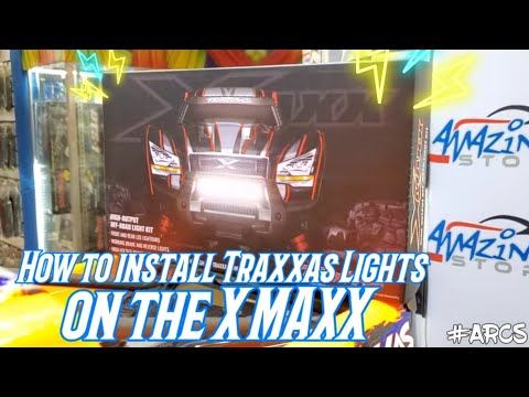 How to install Traxxas LED lights on the X MAXX 💡