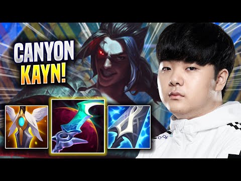 CANYON IS A GOD WITH KAYN! - DK Canyon Plays Kayn JUNGLE vs Taliyah! | Season 2022