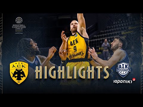 AEK BC v Karditsa Iaponiki | Round of 16 Highlights | #BasketballCL 2025-26