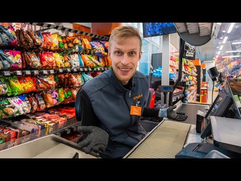 Olin päivän töissä ruokakaupassa! (OIKEISSA TÖISSÄ)