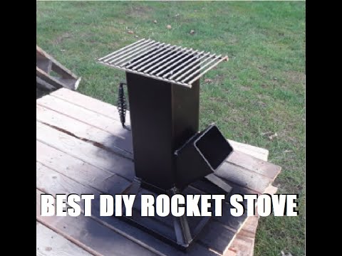 Worlds BEST Rocket Stove - How to Build Super Simple