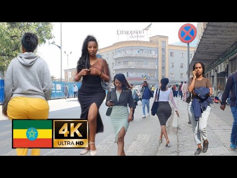 Beautiful Girls on street of Addis Ababa,  Ethiopia , ???????? Addis Ababa walking Tour 2023
