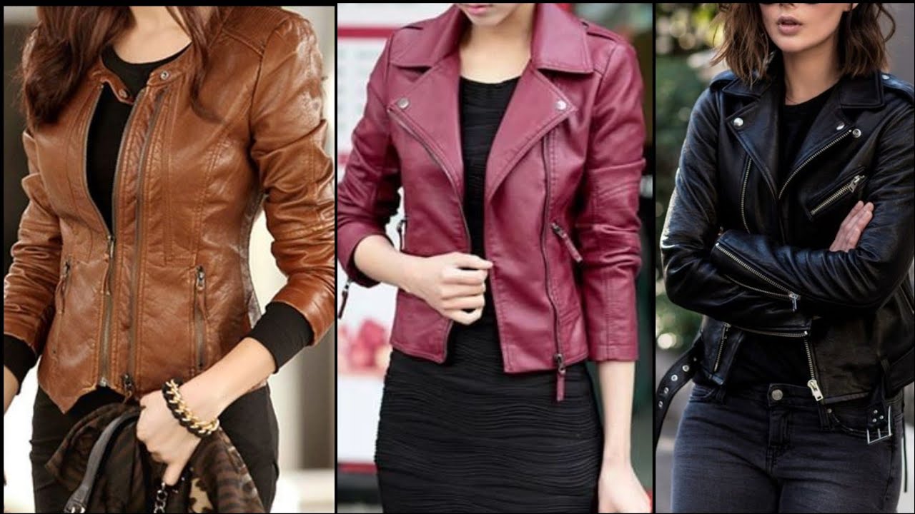 Most Beautiful And Outstanding Unique Style Designer Leather Jacket Design For Stylish Girls